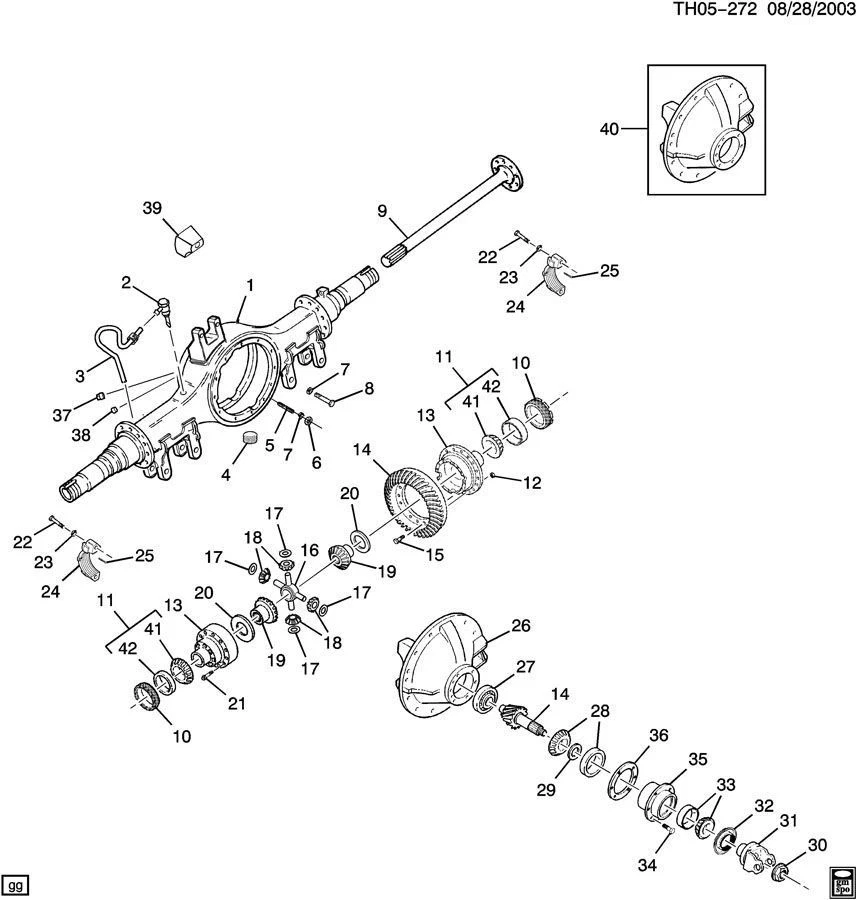 Manguera de ventilación trasera Spicer 1990-09 Topkick/Kodiak C4500-C8500/T6500-T8500 129339 Foto 4 de 4