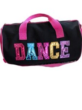 Dance Duffle Bag Teens Young Adults Girls Pink Black Multicolor Sports Workout