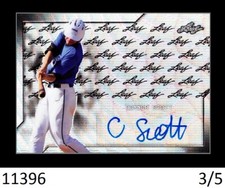 2017 LEAF PERFECT GAME METAL BLACK ETCH PRISMATIC AUTO CONNOR SCOTT PIRATES 3/5