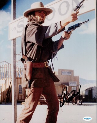 CLINT EASTWOOD SIGNED PHOTO (1) ACOA 14X11 JOSEY WALES 