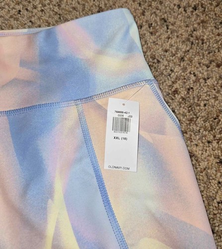 Old Navy Active Girls Pocket Powersoft Leggings High Rise Size XXL (18) NWT - Picture 3 of 7