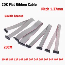 1.27mm Pitch FC-6/8/10/12/14-50P Pin IDC Flat Ribbon Cable Connector 20CM Length