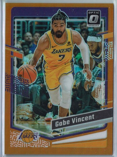 2023-24 Panini Donruss Optic #36 Gabe Vincent Orange /199 - Lakers