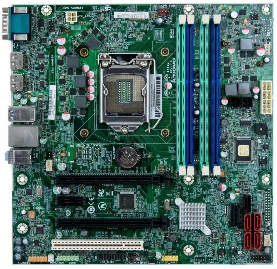 Mainboards Lenovo IS8XM Zócalo 1150 DDR3 Pcie PCI Matx M93 M93P Pci-Express Matx - Imagen 2 de 3