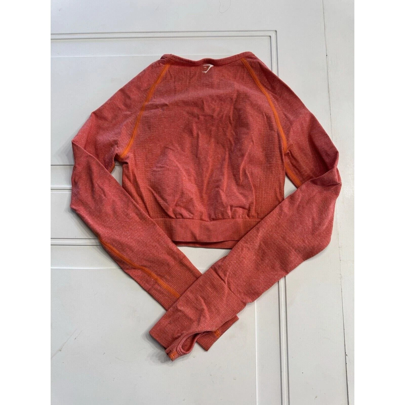 gymshark vital seamless 2.0 crop long sleeves shirt