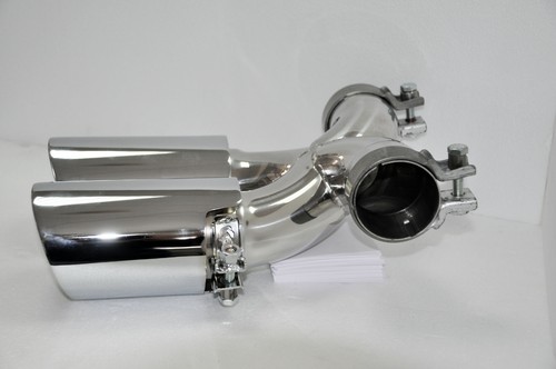 Auspuff Endrohr Edelstahl für Porsche 987 Boxster Cayman '05-, 981 2012- - Picture 8 of 12