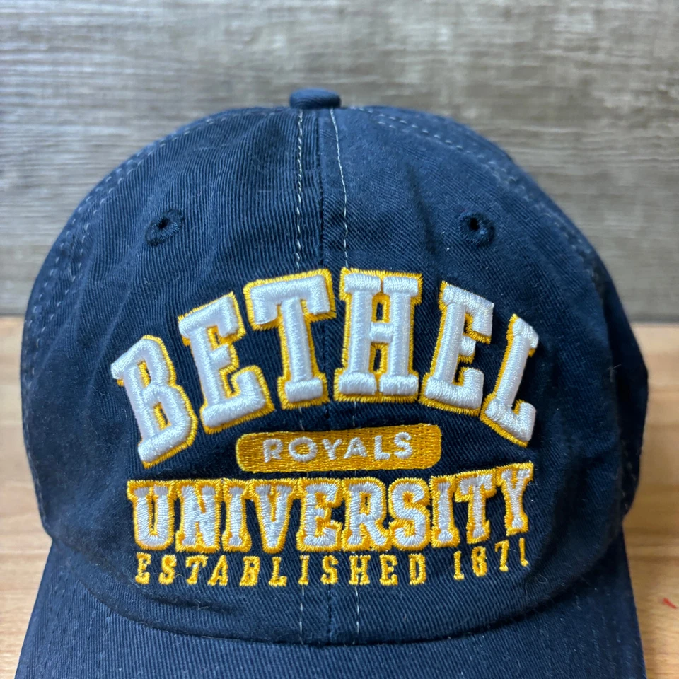 Кепка Bethel University с ремешком на спине синяя королевская один размер регулируемая - Изображение 2 из 4