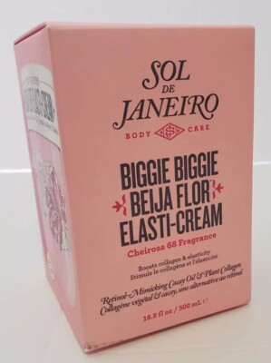 Sol de Janeiro Biggie Beija Flor Elasti-Cream LIMITED EDITION JUMBO Size 16.9 oz