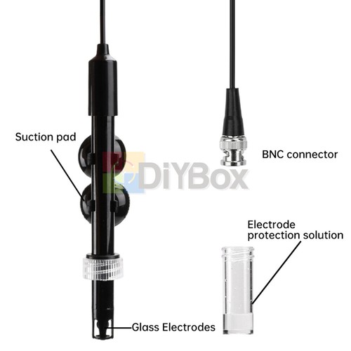 PH Probe Meter Sensor BNC Connector Electrode For Aquarium Lab Controller Meter - Picture 6 of 22