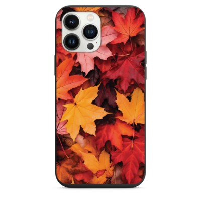 Beautiful Fall Leaves Phone Case for iPhone 7 8 X XS XR SE 11 12 13 14 Pro Max M