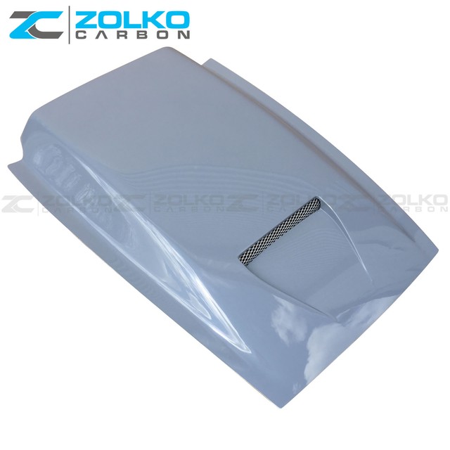 Cowl Induction 36"L x 3"H Hood Scoop Universal Fiberglass Aero Air