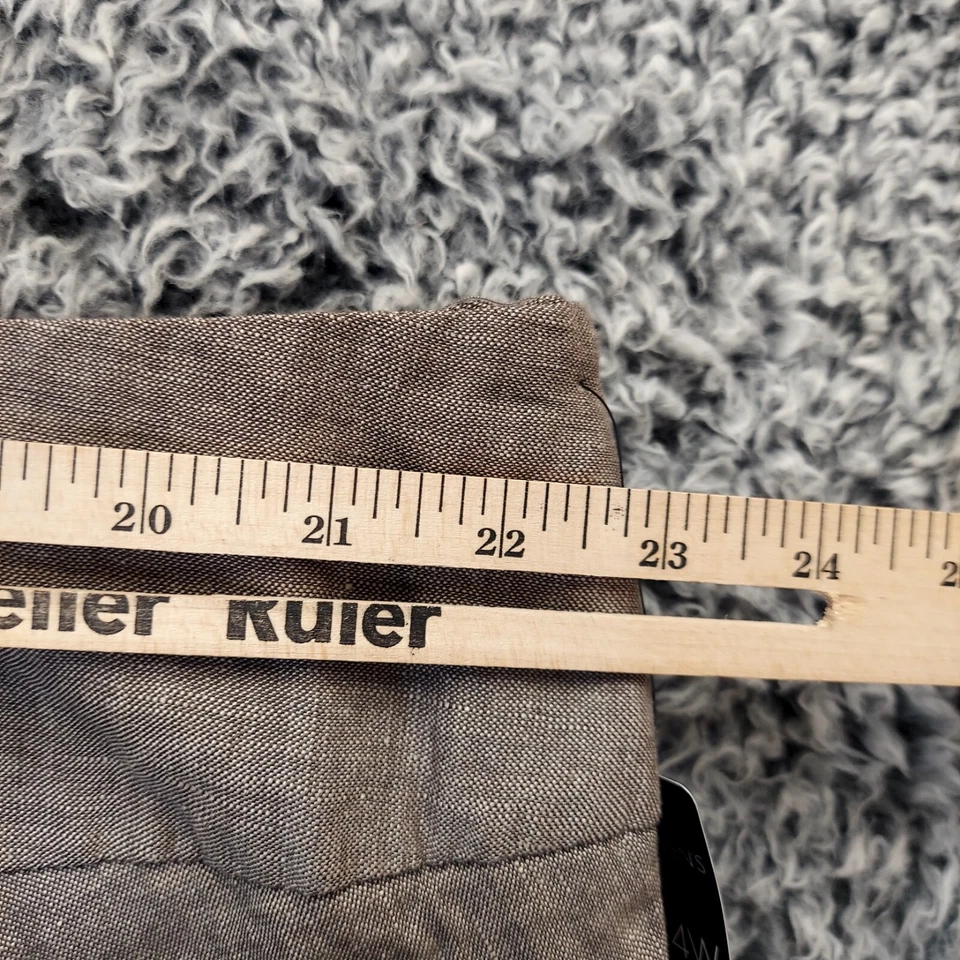 NIC+ZOE Skirt Silk Women 24W Gray Mushroom Mix Flare Knee Length Side Zip NWT - Изображение 4 из 4