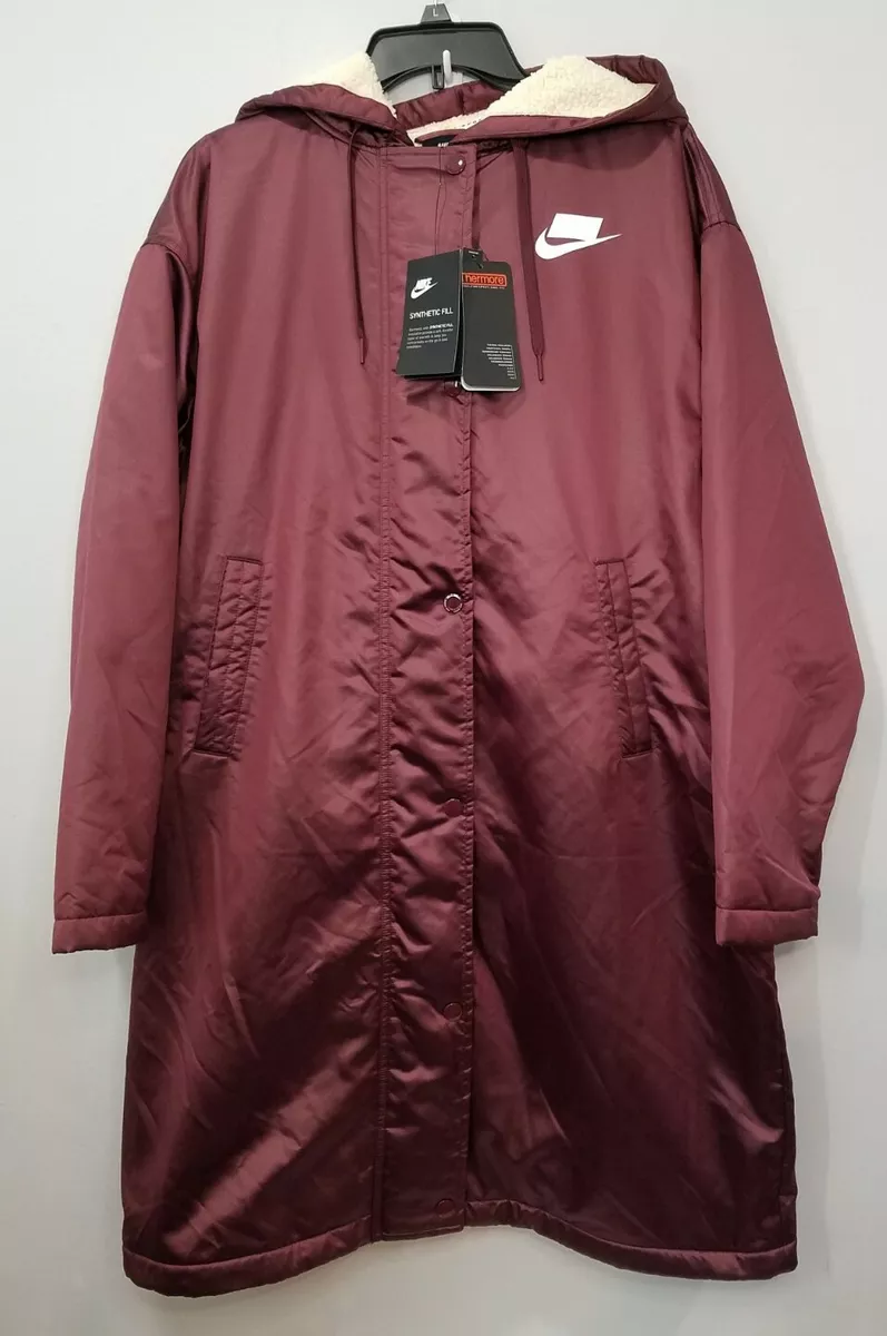 NSW Sport Pack Style BV3125-681 Nike Block Logo Coat Parka Women's Size  Small | eBay