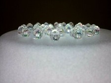 63 Clear 7mm Round Globe Pins for Ceramic Christmas Trees