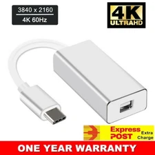 USB 3.1 Type C Thunderbolt 3 to Mini Display Port DP 4K Video Adapter Cable