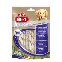 8In1 Delights Beef Twisted Sticks | 35 StüCk FüR Hunde