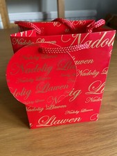 Nadolig Llawen Welsh Language Merry Christmas small gift bag NEW