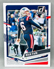 2023 Panini Donruss NFL Football - NICK FOLK #208 - NEW ENGLAND PATRIOTS