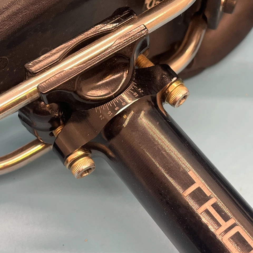 Assento de bicicleta ajustável Thomson Elite preto poste de assento de bicicleta serface selim - Imagem 4 de 4