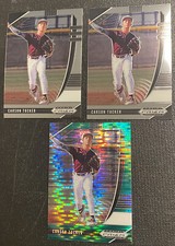 2020 Panini Prizm Draft Picks Carson Tucker GREEN PULSAR #PDP23 Guardians & Base
