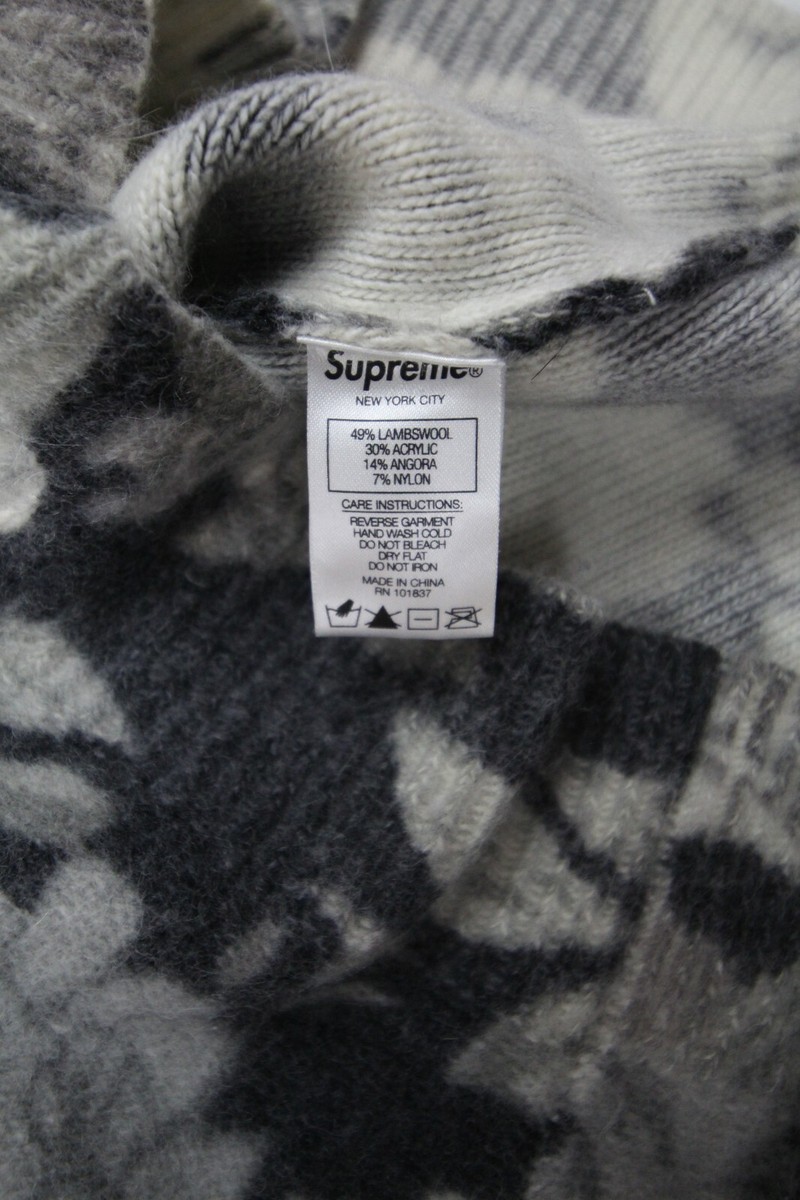 Supreme Printed Floral Angora Sweater Black Small | eBay Supreme Printed Floral Angora Sweater Black Small | eBay