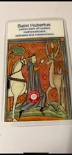 Saint Hubertus 3rd Class Relic Card