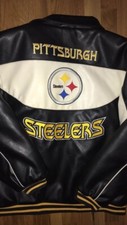 Pittsburgh Steelers Nike Team Heavily Embroidered Boys Bomber Coat-Hard to Find