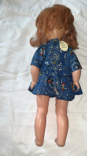Vintage Puppe 1963 Uneeda verwurzelte rote Haare 15 Zoll groß - Bild 4 von 8