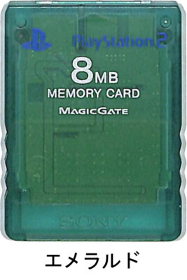 AMNESIA ファン証明カード Sony PlayStation 2 8 MB Silver Memory Card [JP