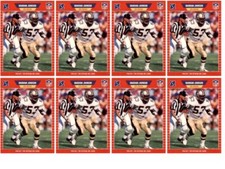 (8) 1989 Pro Set #469 Vaughan Johnson RC New Orleans Saints Card Lot