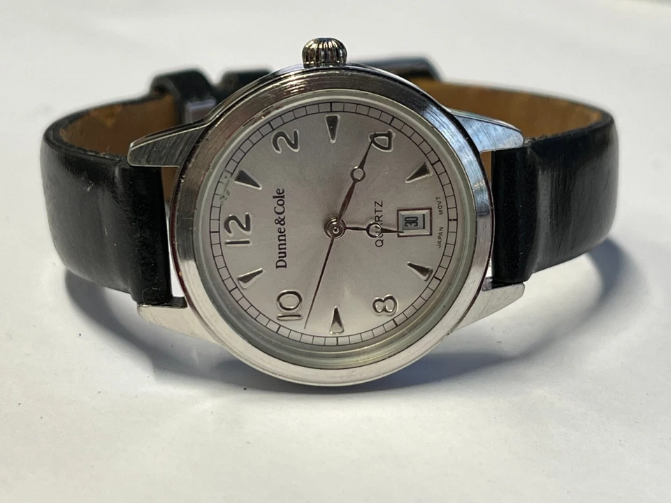 Working Ladies Silver Dunne & Cole Quartz Watch DG - image 2 of 4