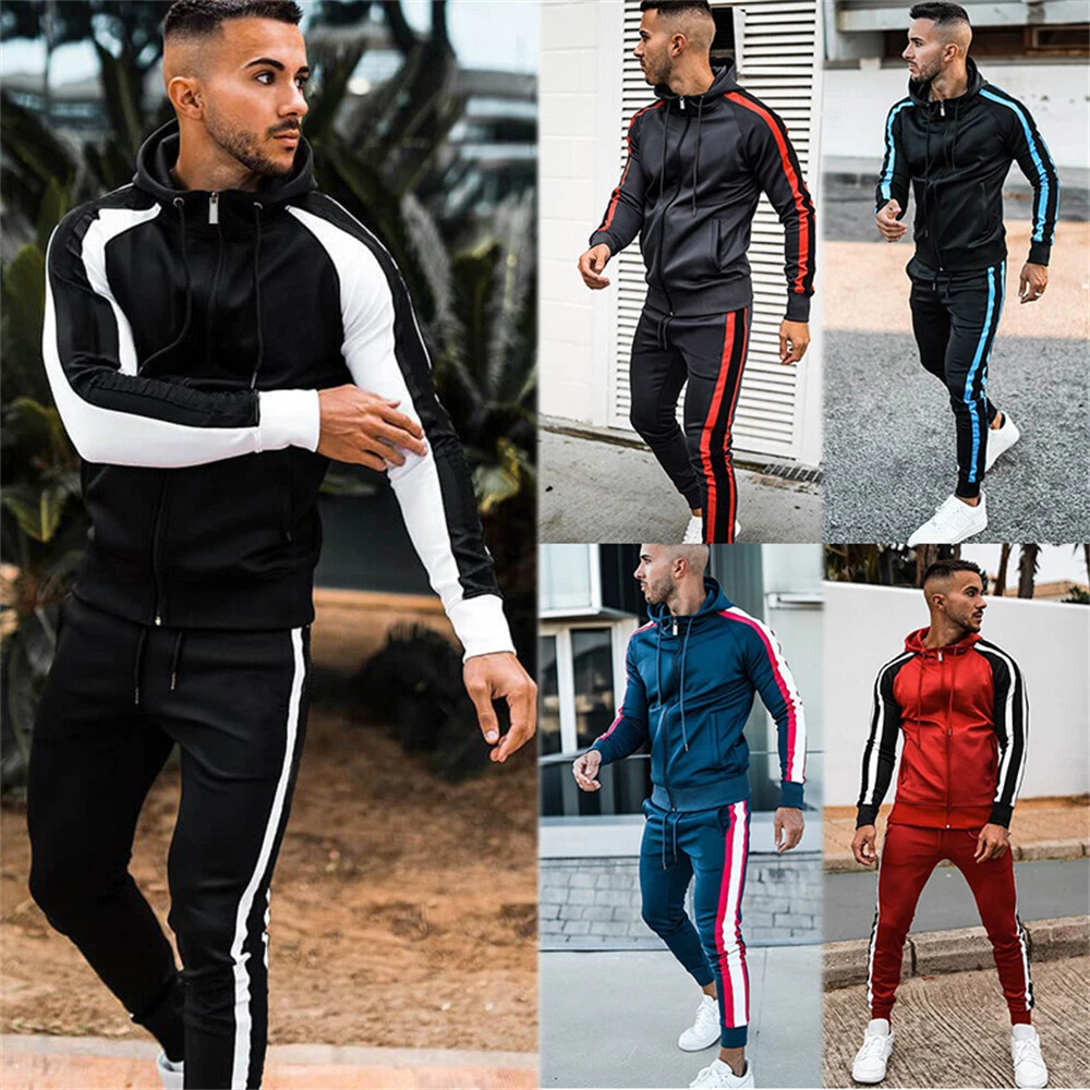 Jogging Suit Sport Suit Tracksuit Jogging Gym Fitness Mens