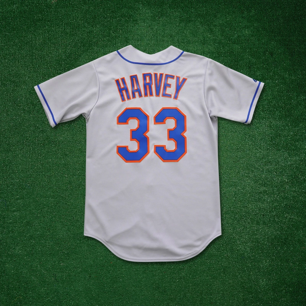 Matt Harvey Majestic New York Mets Men s Grey Road Jersey eBay