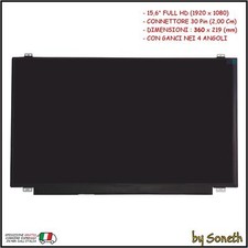LCD DISPLAY SCHERMO FULL HD PER ASUS K550JF K550JK K550JX K550VQ K550VX K550ZE