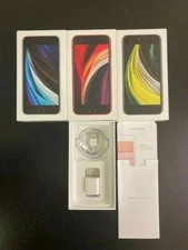 iPhone SE 2020 Empty Box Red,White,Black.Accessories optional OEM Charger & plug