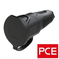 Pce Taurus2 Schuko-Kupplung Vollgummi Mit Deckel IP54