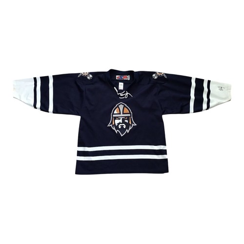 Greenville Road Warriors Jersey Mens Size Medium Blue ECHL SP Knit Official - Picture 1 of 9