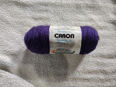 YARN Spinrite H97003-9781 Simply Soft Solids Yarn-Purple NIP YARN 20%off2+