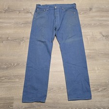 Levi's 501 XX Jeans Mens 36x32 Blue Button Fly Straight 100 Cotton Mexico Made