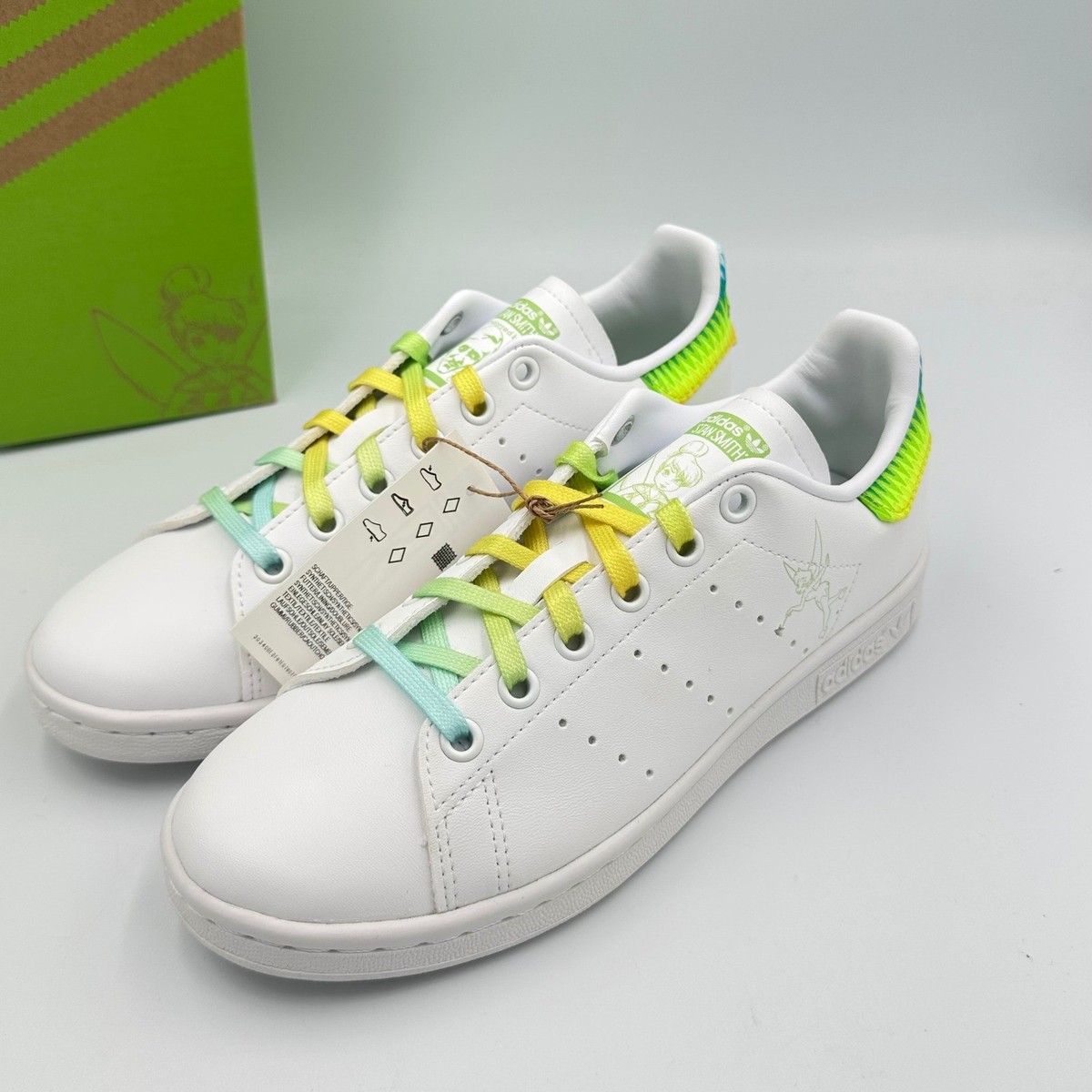 Size 5 (GS) - adidas Stan Smith x Disney Low Tinkerbell for sale