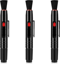 3 Pieces Multifunction Lens Cleaning Pen Brush Lens Brush for Optics Screen Clea