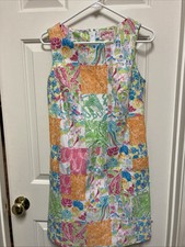 Vintage Lilly Pulitzer Originals Dress Women s Size 2 Patchwork RARE PRINT