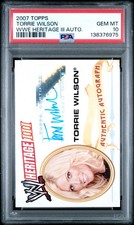 2007 Topps Torie Wilson WWE Heritage Auto PSA 10