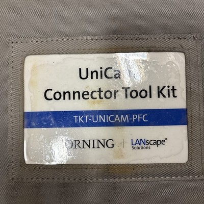 Corning/LANscape Unicam Connector Tool Kit (TKT-UNICAM-PFC)