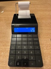 CANON Desktop PRINTING Calculator LCD BATTERY/MAINS X Mark 1 (BRAND NEW SEALED)