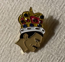 QUEEN FREDDIE MERCURY couronne Pin's Badge Patch Bohemian Rhapsody NEUF