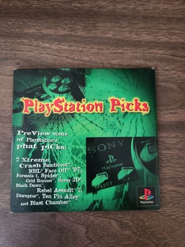 Playstation Picks Demo Disc and Sleeve for PS1 - Tested and Works Perfectly!