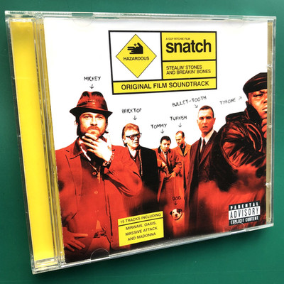 John Murphy SNATCH Guy Ritchie Film Soundtrack OST CD Brad Pitt Vinnie Jones VG