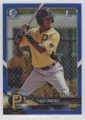 2018 Bowman Chrome Prospects Blue Refractor 141/150 LoLo Sanchez #BCP247 0c6