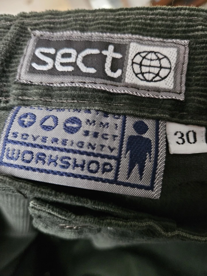 Pantalones Cortos Carga Pana Alien Workshop 2001 Y2K Patinador Para Hombre Talla 30 Nuevos con Etiquetas Foto 4 de 4